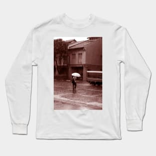 Sepia Rainy Day Long Sleeve T-Shirt